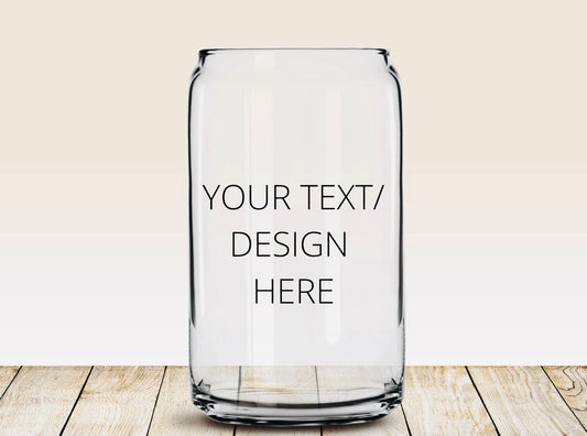 One Custom 16oz Libbey Glass